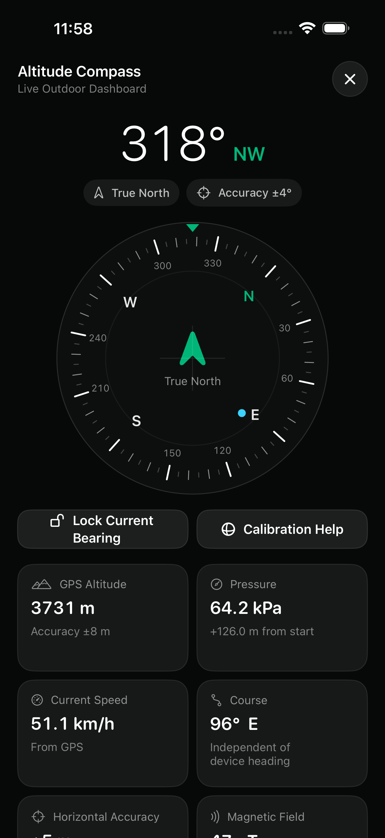 Roamleaf professional altitude compass